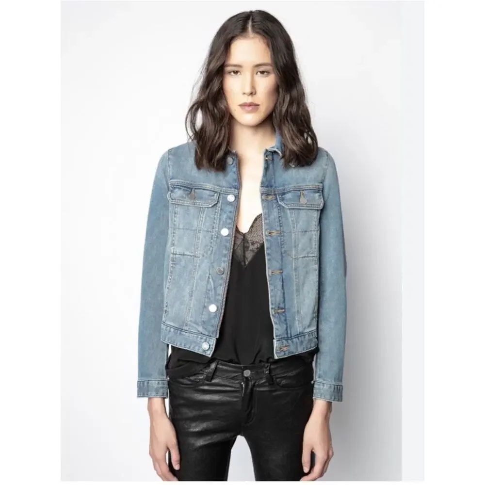 Zadig & Voltaire Kioky denim jacket Large